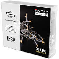 Entac Entac Karácsonyi Beltéri Fényfüzér 20 LED WW 2,3m