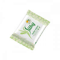 Wet Wipe Silky Toalett 40 lapos 100% lebomló nedves toalettkendő kamilla, körömvirág és aloe vera kivonattal
