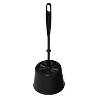 YORK York Wc kefe tartóval műanyag fekete