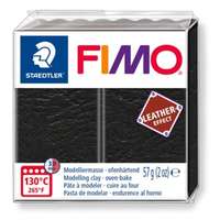 FIMO FIMO Leather Effect süthető gyurma, 57 g - fekete (8010-909)