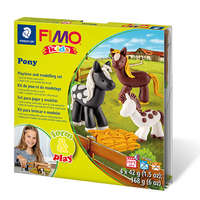 FIMO FIMO Kids süthető gyurma készlet, Form & Play - 4x42 g - pónik