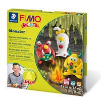 FIMO FIMO Kids süthető gyurma készlet, Form & Play - 4x42 g - szörnyek