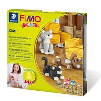 FIMO FIMO Kids süthető gyurma készlet, Form & Play - 4x42 g - macskák