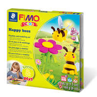 FIMO FIMO Kids süthető gyurma készlet, Form & Play - 4x42 g - méhek