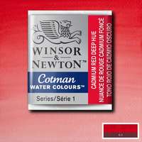 Winsor&Newton Winsor&Newton Cotman 1/2 szilkés akvarellfesték - 098, cadmium red deep hue