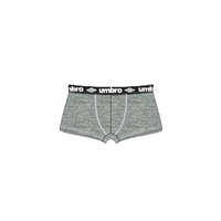 Umbro Férfi alsónadrág - pamut boxeralsó - M - világosszürke fekete derékgumival - Umbro