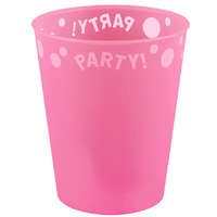 Party Pink, Rózsaszín micro prémium műanyag pohár 250 ml