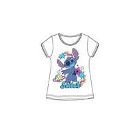 Disney Lilo és Stitch, A csillagkutya White gyerek rövid póló, felső 3 - 8 év / 98 - 128 cm