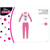  Disney Minnie egér gyerek jersey pizsama - pamut pizsama -rózsaszín - 128