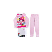  Hosszú vékony gyerek pizsama - Minnie egér - 128 - világosrózsaszín