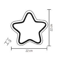 Home KAD 27 fa asztaldísz, csillag, LED neon-light szalag, melegfehér