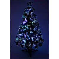 HOME KIX80LED LED-es műfenyő, 80 cm, optikai szálas, folyamatos színváltás, műanyag talp, hálózati tápellátás, beltéri kivitel