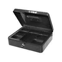 Bluering PNZK fém pénzkazetta, 5 rekeszes, 2 kulcs