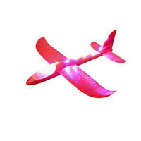 Homyl Vitorlázó repülő LED fénnyel, piros, játék vitorlázó repülő