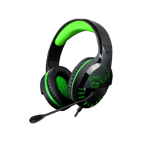 SPIRIT OF GAMER SPIRIT OF GAMER Pro-H3 Xbox Edition fejhallgató mikrofonnal, 3,5mm jack, fekete-zöld (MIC-PH3XXS)