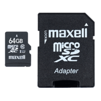 MAXELL MAXELL MicroSDXC memóriakártya 64GB, CL10 (854731)