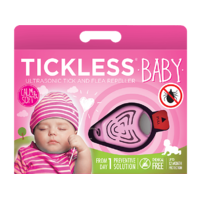 TICKLESS TICKLESS Baby ultrahangos kullancsriasztó babáknak, pink (PRO10-104PI)