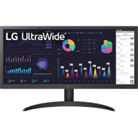 LG LG 26WQ500-B 27'' Sík UWFHD 75 Hz 21:9 FreeSync IPS LED Monitor