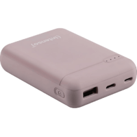 INTENSO INTENSO XS10000 powerbank, 10000 mAh, 5v, 3,1A, USB-A és USB Type-C, rózsaszín (7313533)