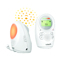 VTECH VTECH DM1212 Kétirányú babaőr, LCD kijelző, hőmérséklet kijelzés, éjszakai fények, altatódalok, övcsipesz