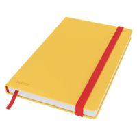 LEITZ LEITZ COSY Soft touch jegyzetfüzet (A5), meleg sárga, kockás, 80 lap (44540019)