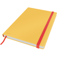 LEITZ LEITZ COSY Soft touch jegyzetfüzet (B5), meleg sárga, kockás, 80 lap (44820019)