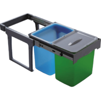EKOTECH EKOTECH Beépíthető hulladékgyűjtő/kuka EKKO EASY 40 2x16 liter