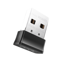 CUDY CUDY WU650S kétsávos AC650 Wi-Fi USB mini adapter, fekete (218102)