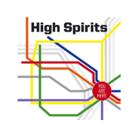  High Spirits - You Are Here (Orange & Blue Bi-Color Vinyl) (Vinyl LP (nagylemez))