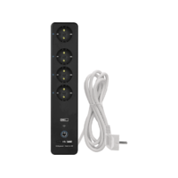 EMOS EMOS GoSmart Hosszabbító kábel 2 m, 4 aljzat, kapcsoló, USB A, USB C, Wifi (P1422ST)