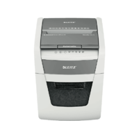 LEITZ LEITZ IQ AutoFeed Small Office 50X automata iratmegsemmisítő, 50 lap, P4, konfetti, fehér (80350000)