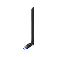 TENDA TENDA AC650 kétsávos USB Wi-Fi adapter, 6 dBi külső antenna, fekete (U10)