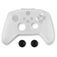SPARTAN GEAR SPARTAN GEAR szilikon tok + hüvelykujj csúszásgátló Xbox Series X/S kontrollerhez, fehér