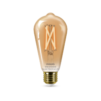 PHILIPS PHILIPS Smart LED WIZ Filament Bulb okos izzó, E27, 7W, 640lm, szabályozható fehér (929003018721)