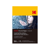 KODAK KODAK Fine Art fotópapír, Smooth 230g, 10x15 cm, 50 db (KO-9891093)