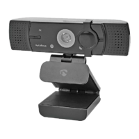 NEDIS NEDIS 4K Ultra HD Webkamera, auto fókusz, mikrofon, USB, fekete (WCAM120BK)