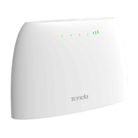 TENDA TENDA 4G LTE Wi-Fi router, 300 Mbps, 10/100 LAN-WAN, SIM, fehér (4G03)