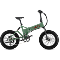 MATE BIKE MATE BIKE X Dusty Army 17 Ah elektromos kerékpár, zöld (MX-0750BF17CH-DUA)