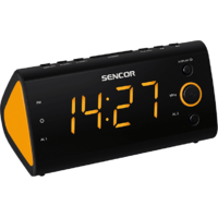 SENCOR SENCOR SRC 170 OR Órás rádió, fekete-narancs (SRC 170 OR)