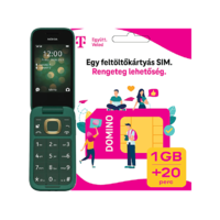 NOKIA NOKIA 2660 DualSIM Zöld Kártyafüggetlen Mobiltelefon + Telekom Domino kártya
