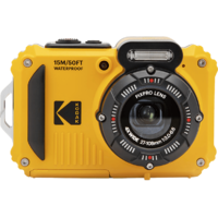 KODAK KODAK Pixpro WPZ2 vízálló, porálló, ütésálló digitális fényképezőgép, sárga, 2db akku, 16gb micro sd