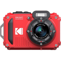 KODAK KODAK Pixpro WPZ2 vízálló, porálló, ütésálló digitális fényképezőgép, piros, 2db akku, 16gb micro sd