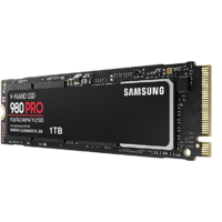 SAMSUNG SAMSUNG 980 PRO PCIe 4.0 x4 NVMe M.2 belső SSD meghajtó, 7000/5000 MB/s, 1 TB (MZ-V8P1T0BW), fekete