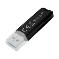 SAVIO SAVIO USB 3.0 SD/microSD/SDHC kártyaolvasó, fekete (AK-64)