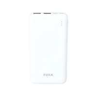 AVAX AVAX Lighty powerbank, 8 000 mAh, USB Type-A és Type-C, fehér (PB103W)