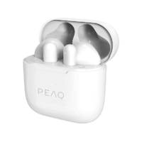 PEAQ PEAQ PTW-3000-WT TWS vezeték nélküli fülhallgató, fehér (2V225476)