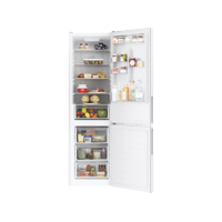 CANDY CANDY CCE3T620EW Alulfagyasztós kombinált hűtőszekrény, 377 liter, NoFrost, jégkockatartó, fehér