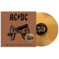 EPIC AC/DC - For Those About To Rock (Limited Gold Metallic Vinyl) (High Quality) (Vinyl LP (nagylemez))