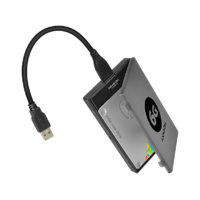 AXAGON AXAGON USB 3.0 külső HDD/SSD adapter, 2,5" SATA-III, USB-A, fekete (ADSA-1S6)
