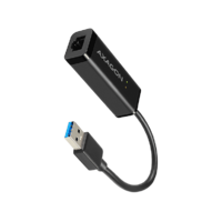 AXAGON AXAGON USB 3.0 hálózati RJ-45 Gigabit LAN adapter, 10/100/1000 Mbps, USB-A, fekete (ADE-SR)